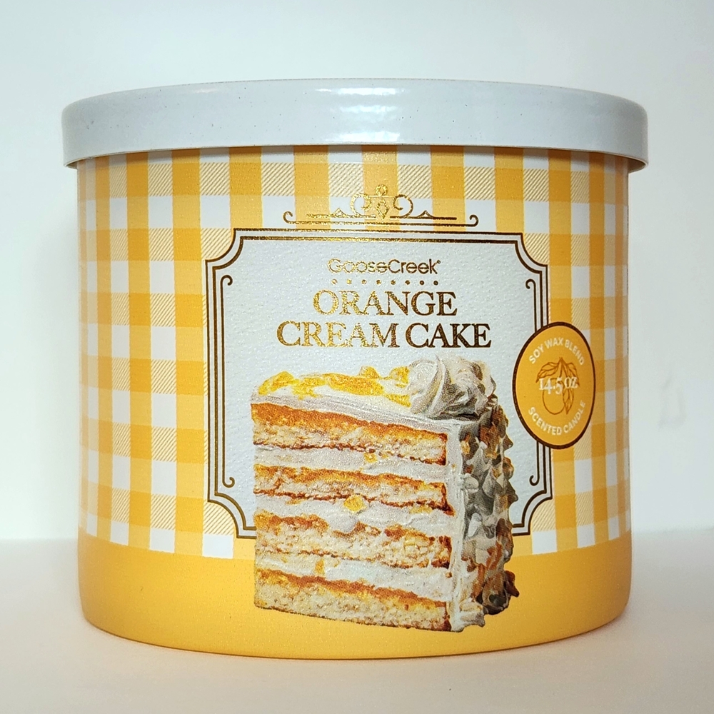 Goose Creek Orange Cream Cake 3-wick Candle